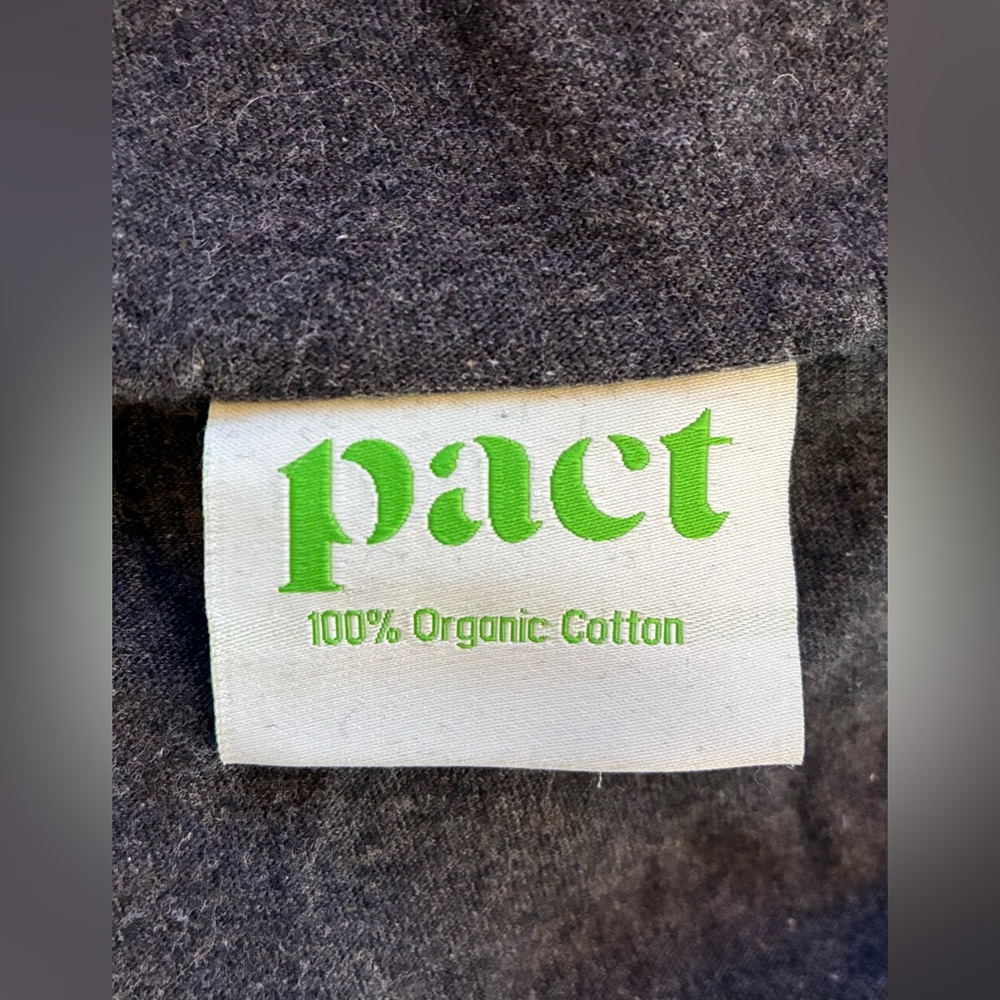 Pact 100% Organic Cotton Full/Queen Jersey Duvet Cover - Picture 3 of 3